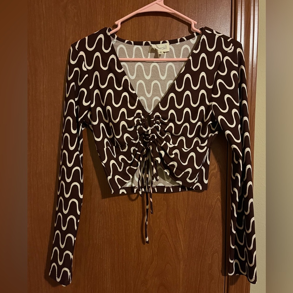 Trendy long sleeve shirt size M